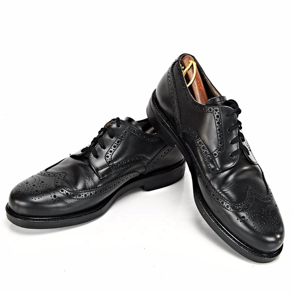 NINE AND CO. MEN SIZE 10 ITALIAN BLACK  DRESS SHOE - Picture 2 of 8